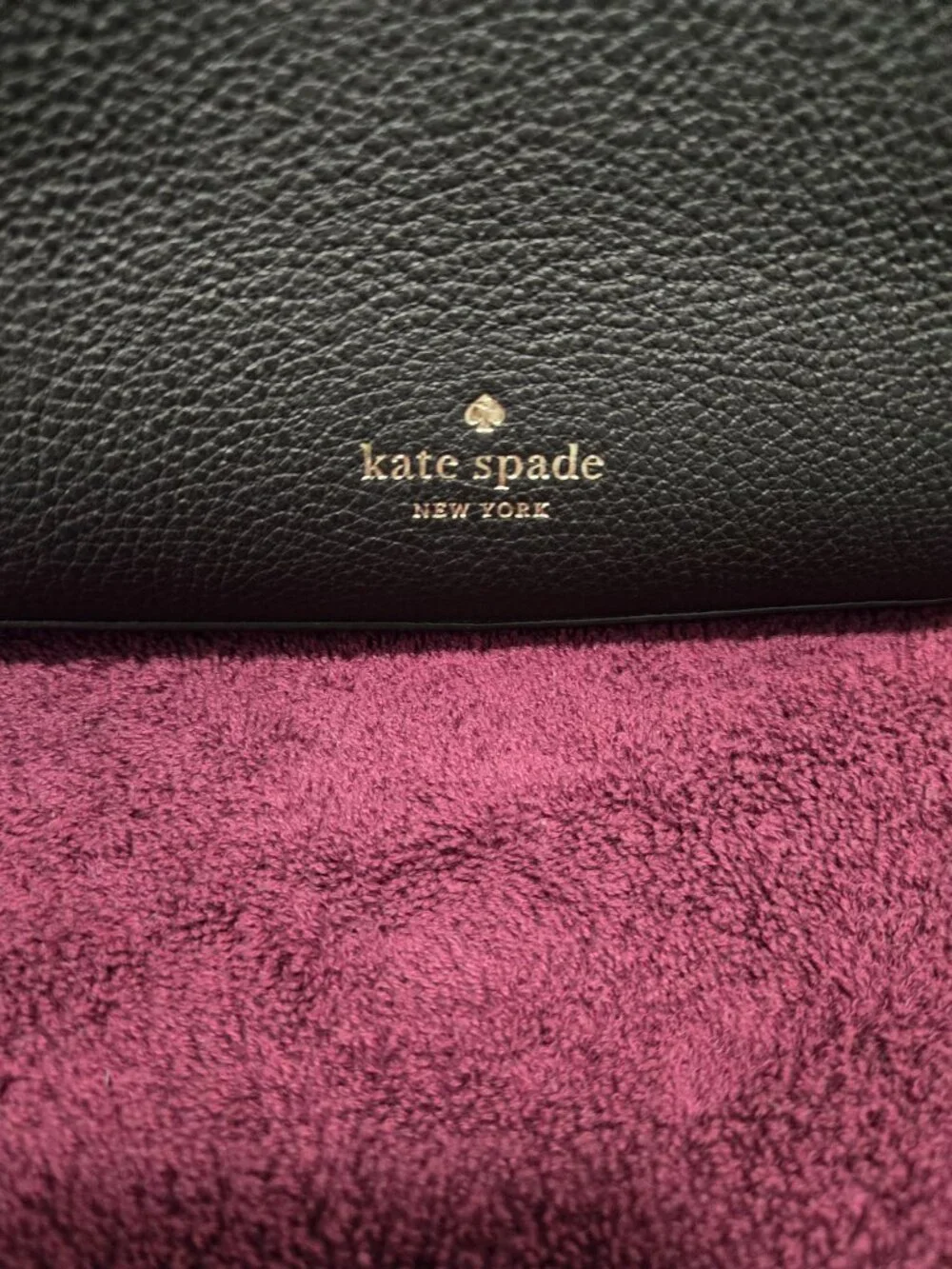 Kate Spade Black Marti Small Bucket Bag Pebbled Leather Shoulder Crossbody Bag